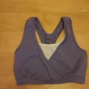 Purple & white Sports Bra M